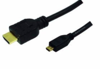 LogiLink HDMI/microHDMI, 2.0m cavo HDMI 2 m HDMI tipo A (Standard) HDMI tipo D (Micro) Nero