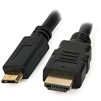 Techly 3m HDMI HDMI kábel HDMI A-típus (Standard) HDMI Type C (Mini) Fekete