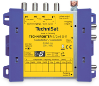 TechniSat TECHNIROUTER 5/2x4 G-R 1x terrestrisch 4x Sat-ZF