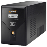 Infosec X3 EX LCD USB 2000 alimentation d'énergie non interruptible Interactivité de ligne 2 kVA 4 sortie(s) CA