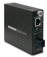 PLANET 10/100/1000Base-T to WDM netwerk media converter 2000 Mbit/s 1550 nm Zwart