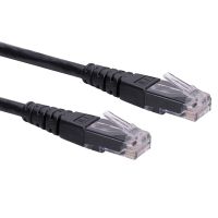 ROLINE 0.3m Cat6 UTP cable de red Negro 0,3 m U/UTP (UTP)