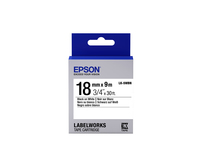 Epson Etikettenkassette LK-5WBN - Standard - schwarz auf weiß - 18mmx9m