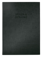 Sigel SM111 Sammelmappe Leder, Leinen, Kunststoff Schwarz A4 (210x297 mm)