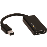 StarTech.com Mini DisplayPort to HDMI Adapter - Active mDP 1.4 to HDMI 2.0 Video Converter - 4K 60Hz - Mini DP or Thunderbolt 1/2 Mac/PC to HDMI Monitor/TV/Display - mDP to HDMI...