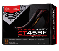 Silverstone ST45SF unidad de fuente de alimentación 450 W 20+4 pin ATX SFX Negro
