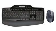 Logitech Wireless Desktop MK710 Tastatur Maus enthalten RF Wireless QWERTZ Schweiz Schwarz