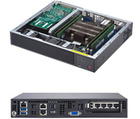 Supermicro SYS-E300-9D Server-Barebone Intel SoC Schwarz