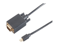 shiverpeaks BS10-54045 video kabel adapter 3 m VGA (D-Sub) Mini DisplayPort Zwart
