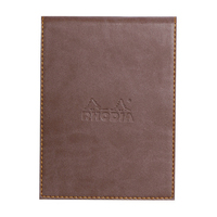 Rhodia Notepad cover + notepad N°12 schrijfblok & schrift 80 vel Chocolade
