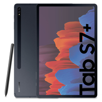 Samsung Galaxy Tab S7+ SM-T970 5G LTE 128 GB 31,5 cm (12.4") Qualcomm Snapdragon 6 GB Wi-Fi 6 (802.11ax) Android 11 Negro