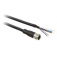 Schneider Electric XZCP11V12L2 kábel érzékelőhöz és működtető szervhez 2 M M12 Fekete