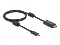 DeLOCK 85969 adapter kablowy 1 m USB Type-C HDMI Czarny