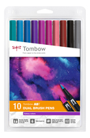 Tombow ABT Dual Brush Pen Set viltstift Meerkleurig 10 stuk(s)