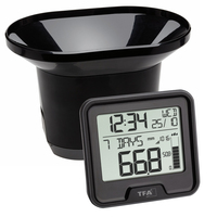TFA-Dostmann DROP rain gauge 10 m Wireless Black