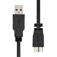 ProXtend USB3AMB-001 USB kábel 1 M USB 3.2 Gen 1 (3.1 Gen 1) USB A Micro-USB B Fekete