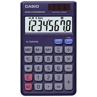Casio SL-300VERA calculator Pocket Rekenmachine met display Violet