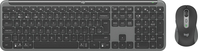 Logitech MK950 Signature Slim Tastatur Maus enthalten RF Wireless + Bluetooth QWERTY UK Englisch Graphit