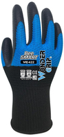 Wonder Grip WG-422 Werkplaatshandschoenen Zwart, Blauw Latex, Polyester 1 stuk(s)