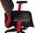GENESIS Astat 700 PC-gamestoel Zitgedeelte van mesh Zwart, Rood