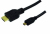 LogiLink HDMI/microHDMI, 2.0m HDMI-Kabel 2 m HDMI Typ A (Standard) HDMI Typ D (Mikrofon) Schwarz