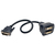 Tripp Lite P564-001 DVI Y Splitter Cable, Digital Monitors (DVI-D M to 2x F), 1 ft. (0.31 m)