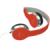 LogiLink HS0035 headphones/headset Wired Head-band Calls/Music Red