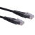 ROLINE 0.3m Cat6 UTP hálózati kábel Fekete 0,3 M U/UTP (UTP)