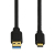 Hama USB-C/USB A, 1.8 m kabel USB 1,8 m USB 3.2 Gen 2 (3.1 Gen 2) USB C Czarny