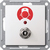 Merten MEG4847-0319 veiligheidsplaatje voor stopcontacten Wit