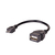 Akyga AK-AD-09 USB-kabel 0,15 m USB 2.0 USB A Micro-USB B Zwart