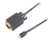 shiverpeaks BS10-54025 video kabel adapter 1 m VGA (D-Sub) Mini DisplayPort Zwart