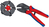 Knipex 97 33 02 kabel krimper Krimptang Blauw, Rood