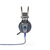 Nedis GHST500BK Kopfhörer & Headset Kabelgebunden Kopfband Gaming USB Typ-A Schwarz, Blau