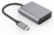 DLH DY-TU4212 Adaptador gráfico USB Negro, Plata