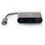 C2G Mini dock USB-C 3 in 1 con HDMI, USB-A e tecnologia Power Delivery USB-C fino a 60 W - 4K 30 Hz