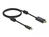 DeLOCK 85969 video kabel adapter 1 m USB Type-C HDMI Zwart