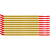 Brady SCNG-10-U Kabelmarkierer Schwarz, Gelb Nylon 300 Stück(e)
