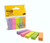 3M Post-it öntapadós címke Téglalap alakú Eltávolítható Zöld, Narancssárga, Rózsaszín, Lila, Sárga 5 dB