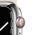 Apple Watch Series 7 OLED 45 mm Digital Touchscreen 4G Silber WLAN GPS