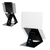 R-Go Tools Podstawka pod laptop i tablet R-Go Riser Duo, odpowiedni dla ekranów 10-22 cali, czarny