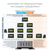 StarTech.com 4-Port Multi-Device USB-C Oplader, Totaal 240W, Single Port 140W EPR, PD 3.1, Poorten met Schroefvergrendeling, Ideaal voor Vergaderzalen, Incl Montagebeugel