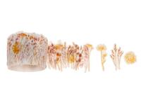 Klebeband PaperPoetry Flower Tape Trockenblumen Gräser, 200 einzelne Washi-Tape-Blüten