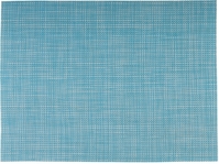 Tischset 45 x 33 cm PVC, Schmalband Farbe: hellblau, weiß wasserfest Farbe: