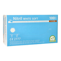 100 "Medi-Inn®" Handschuhe Nitril puderfrei "White Soft" weiss Größe XL von