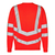 Safety Sweatshirt - L - Rot - Rot | L: Detailansicht 3