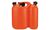 uniTEC Jerrican double pour carburant, 5,5 l + 3 l, orange (11580114)