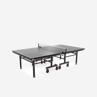 Ittf-approved Club Table Tennis Table Ttt 930 With Black Tabletops - One Size