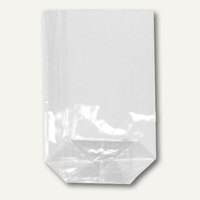 Papstar Boden-/Geschenkbeutel, 17.3 x 11.5 x 4 cm, transparent, 1.200er-Pack