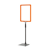 Kundenstopper / Werbeaufsteller / Plakatständer „Serie C“ | orange ähnl. RAL 2008 DIN A5
